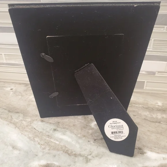 Our Engagement Rhinestones Picture Frame 5x7 - Picture 6 of 8